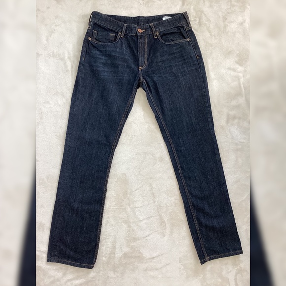 Buffalo David Bitton Men’s Skinny Jeans 34x33 Dark Wash Classic Denim Streetwear - Picture 1 of 11